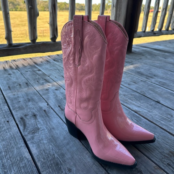 Pink Dagget Western Boots - Picture 12 of 13